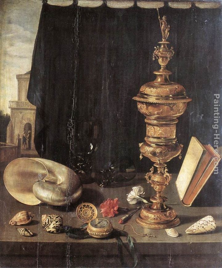Pieter Claesz Still Life with Great Golden Goblet